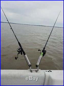 Boat cleat rod holder No drilling stainless steel strong and removable