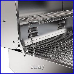 Bunker up Fishin Stainless Steel Boat Grill with Rod Holder Mount Great for Bo