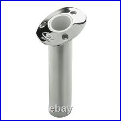 C. E. Smith 53671CA Flush Mount Rod Holder 15 Degree 9 Depth Stainless Steel