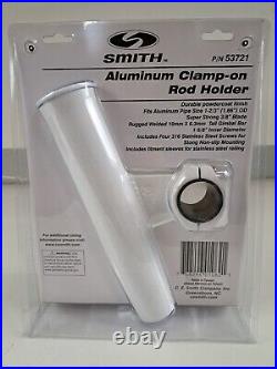 C. E. Smith Aluminum Horizontal Clamp-On Rod Holder, Fits 1.66 OD