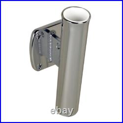 C. E. Smith Aluminum Transom Mount Rod Holder 53750 Single Fishing Pole Mount