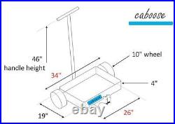 CABOOSE Fishing Cart Beach Buggy Hitch Cart