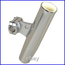 CE Smith Aluminum Clamp-On Rod Holder Horizontal Aluminum Clamp-On Rod Holder