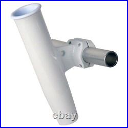 CE Smith Aluminum Horizontal Clamp-On Rod Holder OD White Powder Coated with