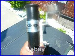 Cannon Downrigger With Mount, Rod Holder And Wire Pro Service Fresh Lube Cheap