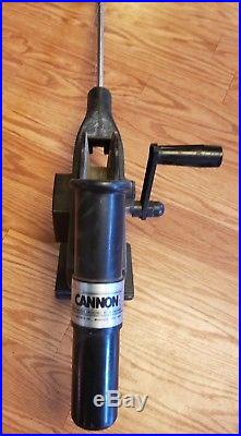 Cannon Easi Troll Manual Downrigger with Fishing Rod Holder and line counter