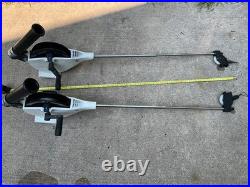Cannon Easi Troll Manual Downriggers (2) with rod holders, adjustable arms