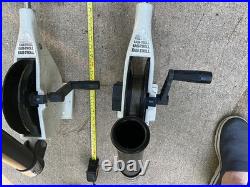 Cannon Easi Troll Manual Downriggers (2) with rod holders, adjustable arms