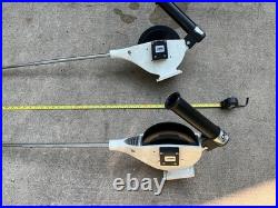 Cannon Easi Troll Manual Downriggers (2) with rod holders, adjustable arms