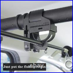 Car Fishing 4 Rod Holder Adjustable 35 To 57 Inch, Heavy Duty Vehicle Fishing