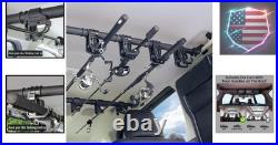 Car Fishing 4 Rod Holder Adjustable 35 to 57 Inch, Heavy Duty Vehicle Fishing