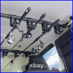 Car Fishing 4 Rod Holder Adjustable 35 to 57 Inch, Heavy Duty Vehicle Fishing