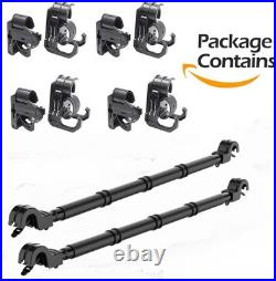 Car Fishing 4 Rod Holder Adjustable 35 to 57 Inch, Heavy Duty Vehicle Fishing