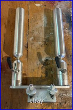 Cisco Fishing Systems double rod holder on Lund Trak mount
