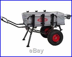 Collapsible Fishing Cart with Adjustable Handle & Heavy Duty Wheels Holds 200 lb