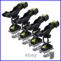 Combo Mount Fishing Rod Holders 360 4pack Rod Holder+rail Mount+track Mount