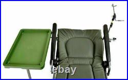 Comfortable Outdoor Fishing Armchair With Side Table And Fishing Rod Holder