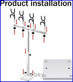 Crappie Fishing Rod Holders for Boat Catfish Pole Holder Trolling Rod Rack Angle