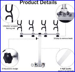 Crappie Fishing Rod Holders for Boat Catfish Pole Holder Trolling Rod Rack Angle