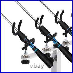 Crappie Rod Holder PVC Coated Steel Wire Fishing Pole Holders for Boats Angle