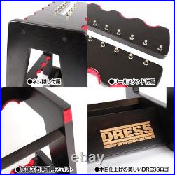 DRESS Wooden rod reel display stand open side rod holder viewing storage ro 561 DRESS Wooden rod reel display stand open side rod holder viewing storage ro 561