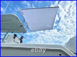 Dev Fishing Boat Stern Dual Rod Holder Center Console Sun Shade 2.0 7' by 6 Dev Fishing Boat Stern Dual Rod Holder Center Console Sun Shade 2.0 7' by 6