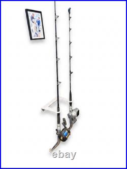 Dev Fishing FPH2 Collapsible Dual Bent Butt Fishing Rod Wall Storage Holder