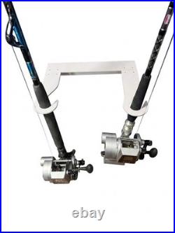 Dev Fishing FPH2 Collapsible Dual Bent Butt Fishing Rod Wall Storage Holder