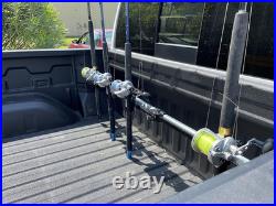 Dev Fishing RB 100 Truck Bed Aluminum Adjustable Rod Rack Pole Holder X4