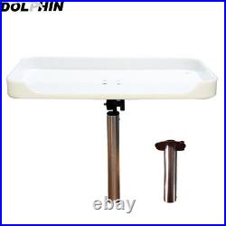Dolphin T Top Adjustable Fishing Boat Bait Board Table with 1 Flush Rod Holder