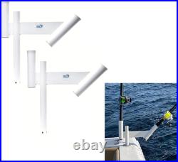Dual Offset Fishing Rod Spreader Outrigger Boat Trolling Holder