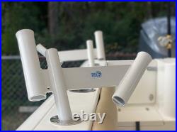 Dual Offset Fishing Rod Spreader Outrigger Boat Trolling Holder