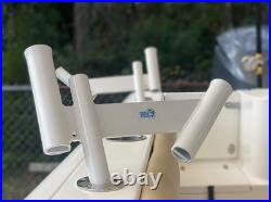 Dual Offset Fishing Rod Spreader Outrigger Boat Trolling Holder