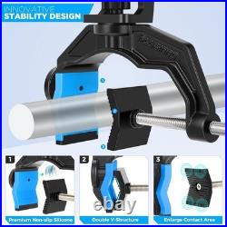 Durable Boat Rod Holders 4 Pack Aluminium, Versatile Clamp, Easy Install