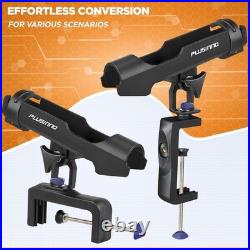 Durable Fishing Rod Holders Adjustable Rail Mount for Boats & Kayaks (4 Pack)