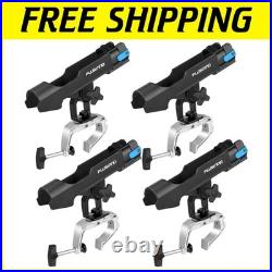 Eco-Friendly Fishing Rod Holders with 1.97 In Max Clamp, Heavy Duty 4-Pack