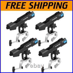 Eco-Friendly Heavy-Duty Fishing Rod Rack 4-Pack Adjustable Holders for Boats