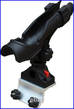 Effortless Installation Rod Holder for Crestliner & Lund 45° Track Systems Effortless Installation Rod Holder for Crestliner & Lund 45° Track Systems