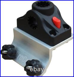 Effortless Installation Rod Holder for Crestliner & Lund 45° Track Systems Effortless Installation Rod Holder for Crestliner & Lund 45° Track Systems