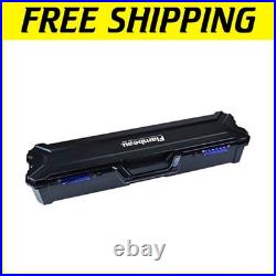 Elegant Black Portable Fishing Rod Storage, 65 ft Rod Capacity, Easy Transport