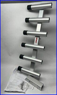 Extreme Max Alum Fishing Rod Holder 2 Hitch 6-Rod #3005.4275 whse2.27a3