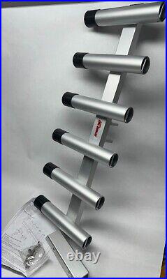 Extreme Max Alum Fishing Rod Holder 2 Hitch 6-Rod #3005.4275 whse2.27a3