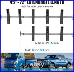 FEIMIRE Inshore Rod Holder Truck Bed, Fixed Truck Bed Fishing Rod RackAluminum