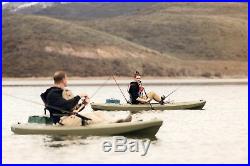FISHING KAYAK Adjustable Release Seat Back Pad Comfort Flush Mount Rod Holders