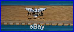Fenwick Fishing Poles Rod Rest Rack Holder Wood Dealer Store Display 39x24x9.5