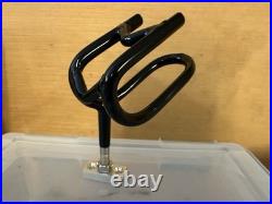 Fish Bite rodholders BLACK set of 6, With Mount Block SAME DAY, free ship