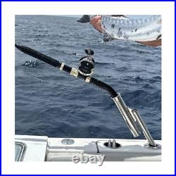 Fish Fighting Rod Holder First Time on The Market Works with Straight and