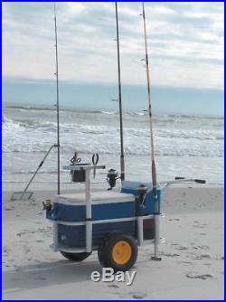 Fish-N-Mate Jr. 105 Beach Fishing Cart 5-Rod Holder