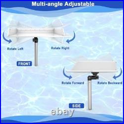 Fishing Boat Cutting Board, Bait Board with 360° Adjustable Rod Holder