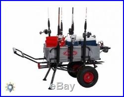 Fishing Cart Beach Saltwater Box Folding Wagon Portable Kit Rod Storage Holder